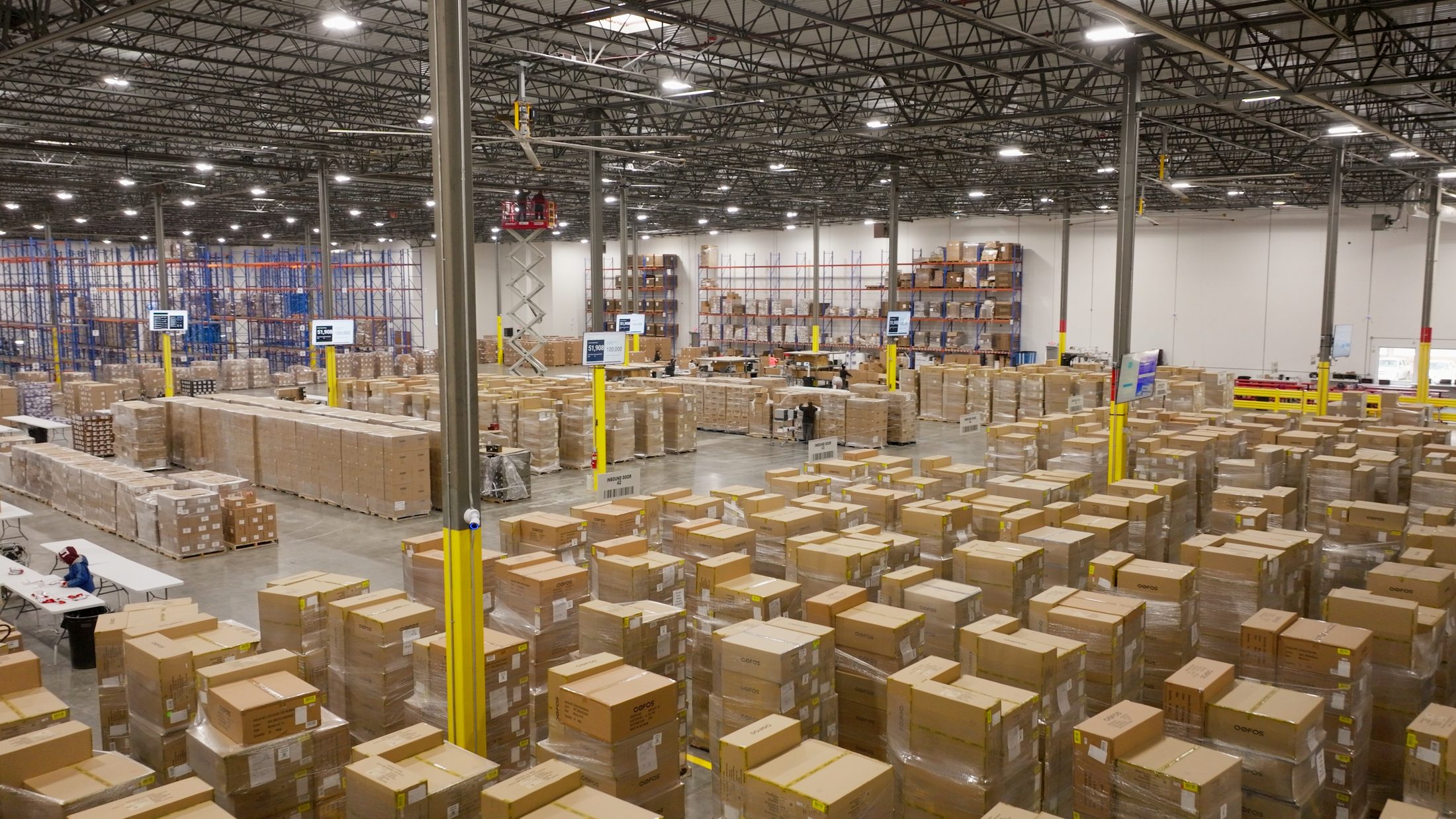 Inside ZonPrep's Georgia warehouse